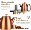 RVS dubbelwandige Theepot