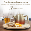 RVS dubbelwandige Theepot