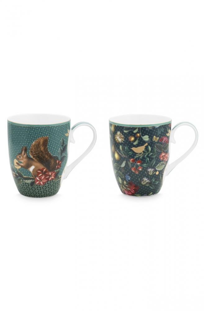 Set/2 Mugs Large Winter Wonderland 350ml