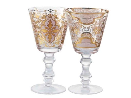 Goblet Livellara DAMASCO Cipria, 300ml, 2-pack, giftbox