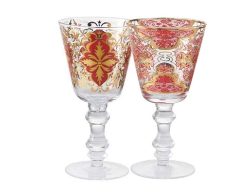 Goblet Livellara DAMASCO Red, 300ml, 2-pack, giftbox  